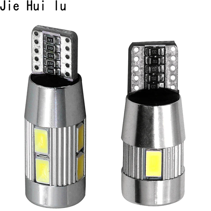 1 шт. автомобисветодиодный ОД T10 194 W5W Canbus 10 6 SMD 5630 5730 светодиодный ная лампа без