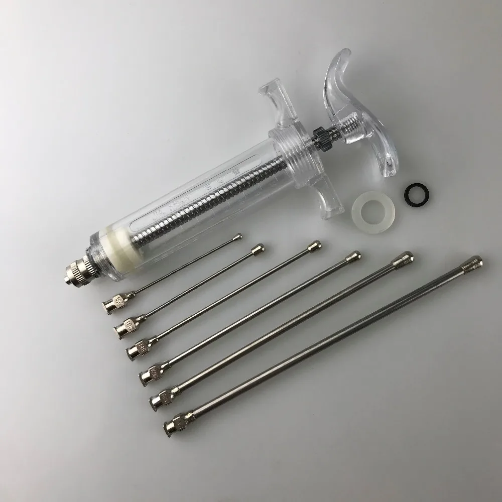 Crop Feeding Needles (Straight) And 20ml TPX Syringe Set