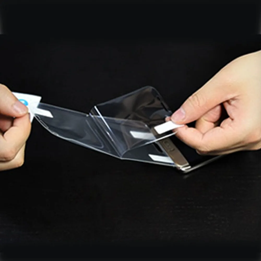 10 шт./лот ПЭТ искривленная полноразмерная Защитная пленка для экрана Samsung S6 S7 край