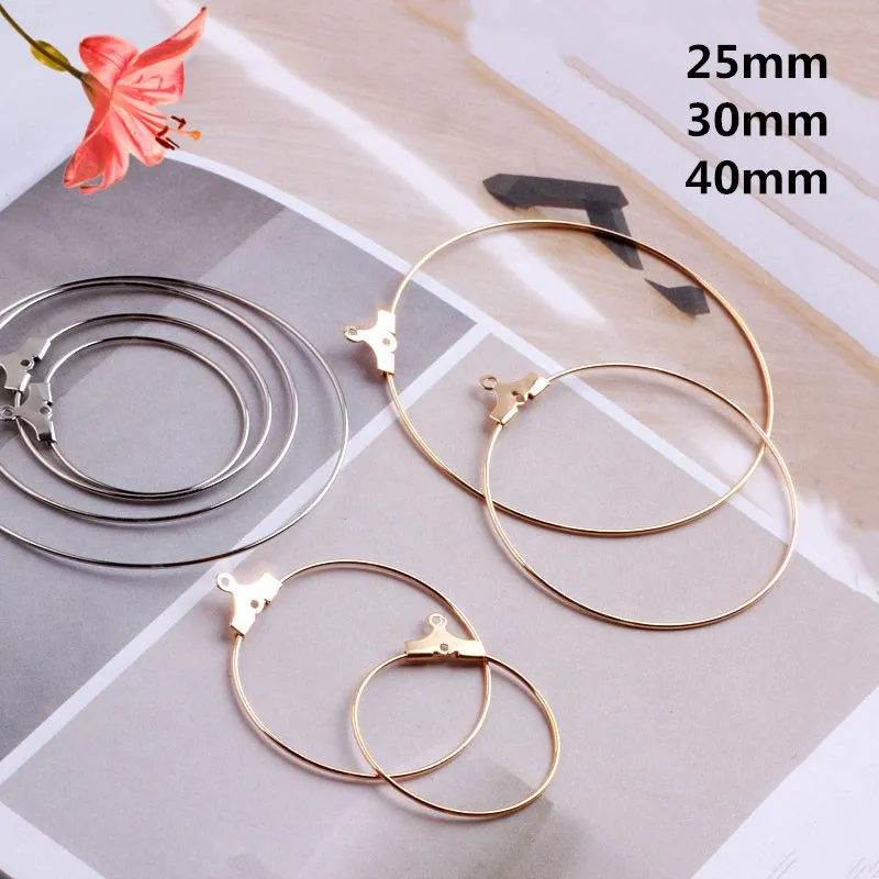 Модные 50 шт богемные большие серьги кольца для женщин Diy изготовления ювелирных