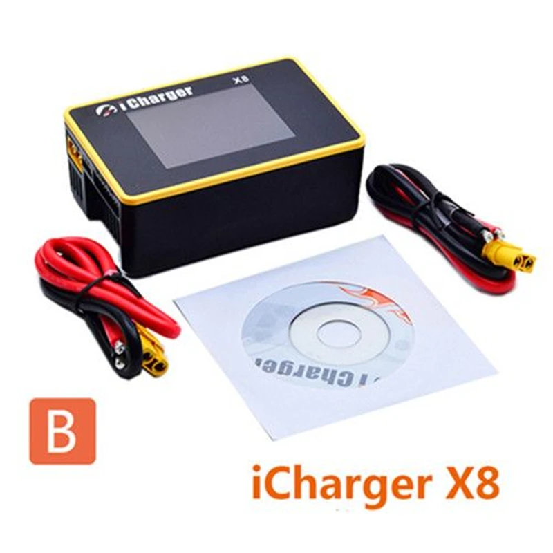 Умное зарядное устройство i Charger X8 1100 Вт 30A DC с ЖК экраном для 1 8s LiPo/Lilo/LiFe/LiHV|Детали и