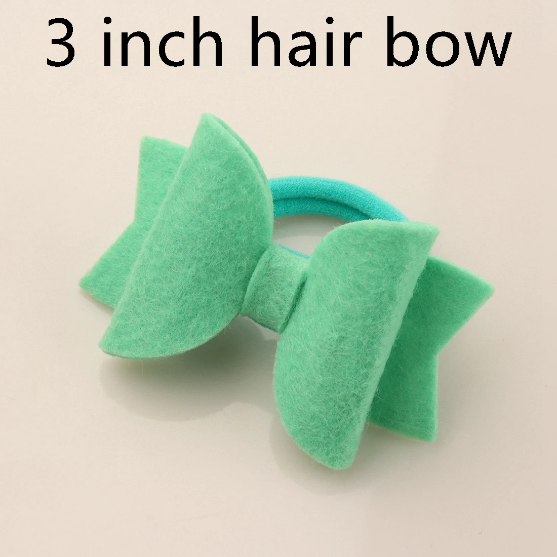 non woven-9 1 PC Child Hair Bow Tie Elastic Hair Band Glitter Hairbow Rope Rainbow Sequin Sparkly 3 Inch Bows Mermaid Girls Sweet Headwear - Цвет: non woven-9