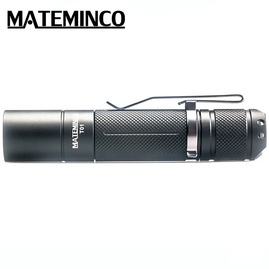 MATEMINCO T01 BLF A6 благодаря светодиоду CREE XPL 1600LM мощный 18650 EDC светодиодный вспышка