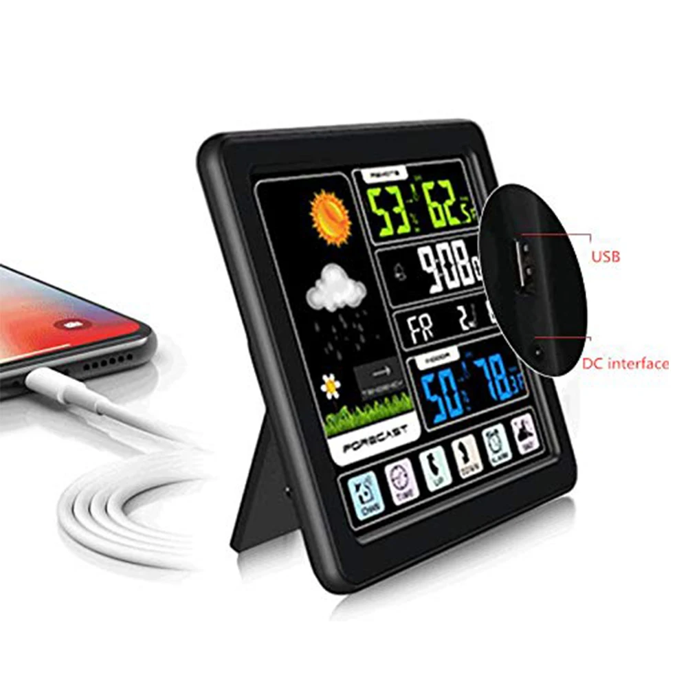 TS 3310 цифровой беспроводной HD сенсорный экран Датчик температуры usb зарядка