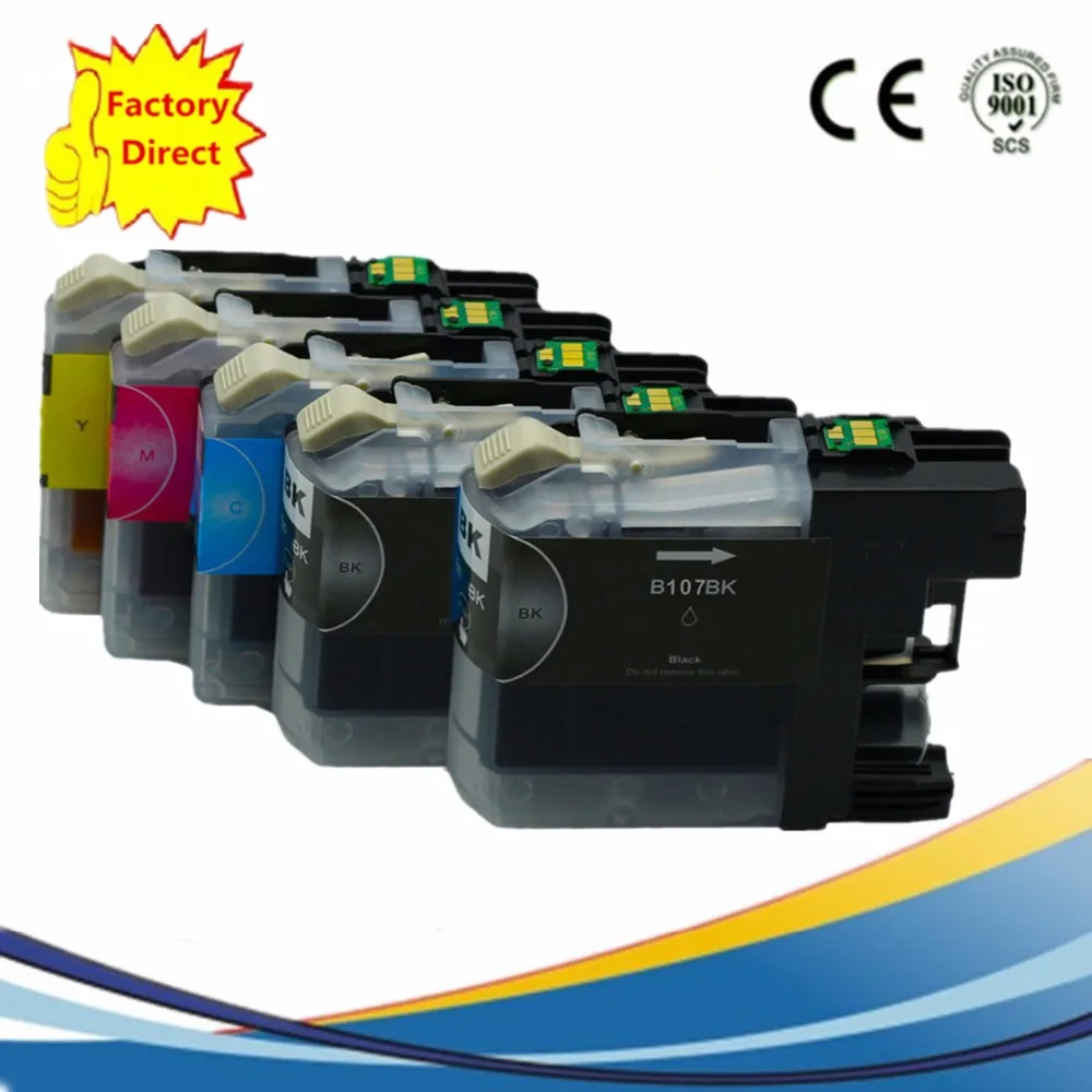 Заменяемый LC-107XXLBK LC 107XL 105XL 107 чернильные картриджи MFCJ4710DW MFCJ4610DW MFCJ4510DW MFCJ4410DW MFCJ4310DW |