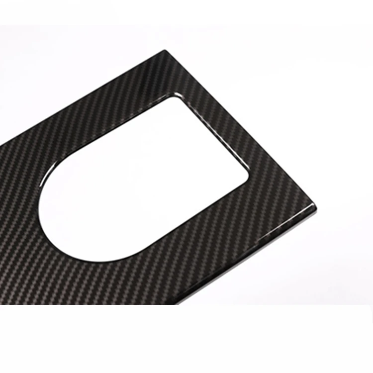 

Car Central Console Gear Shift Frame Trim Carbon Fiber Texture ABS Cover 1pcs for Jaguar F-PACE FPACE 2016-2018