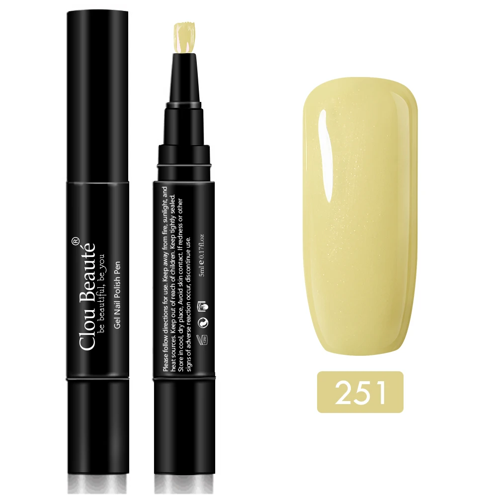 11251 Clou Beaute 60 чистых цветов гель лак для ногтей ручка paznokcie Маникюр УФ-гель для ногтей Гибридный гель лак для ногтей набор гель-краски - Цвет: 11251