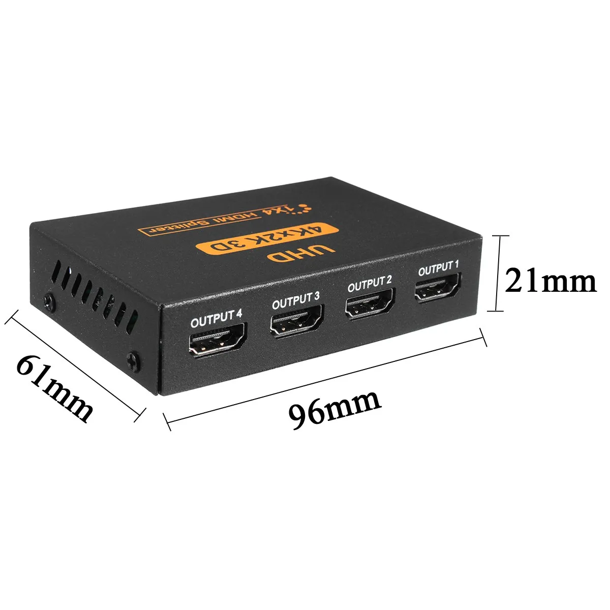 Хорошее качество UHD 3D 4K* 2K Full HD 1080p 1X4 HDMI Сплиттер 4 порта концентратор усилитель повторителя для HD tv/PC спутниковый ТВ приемник