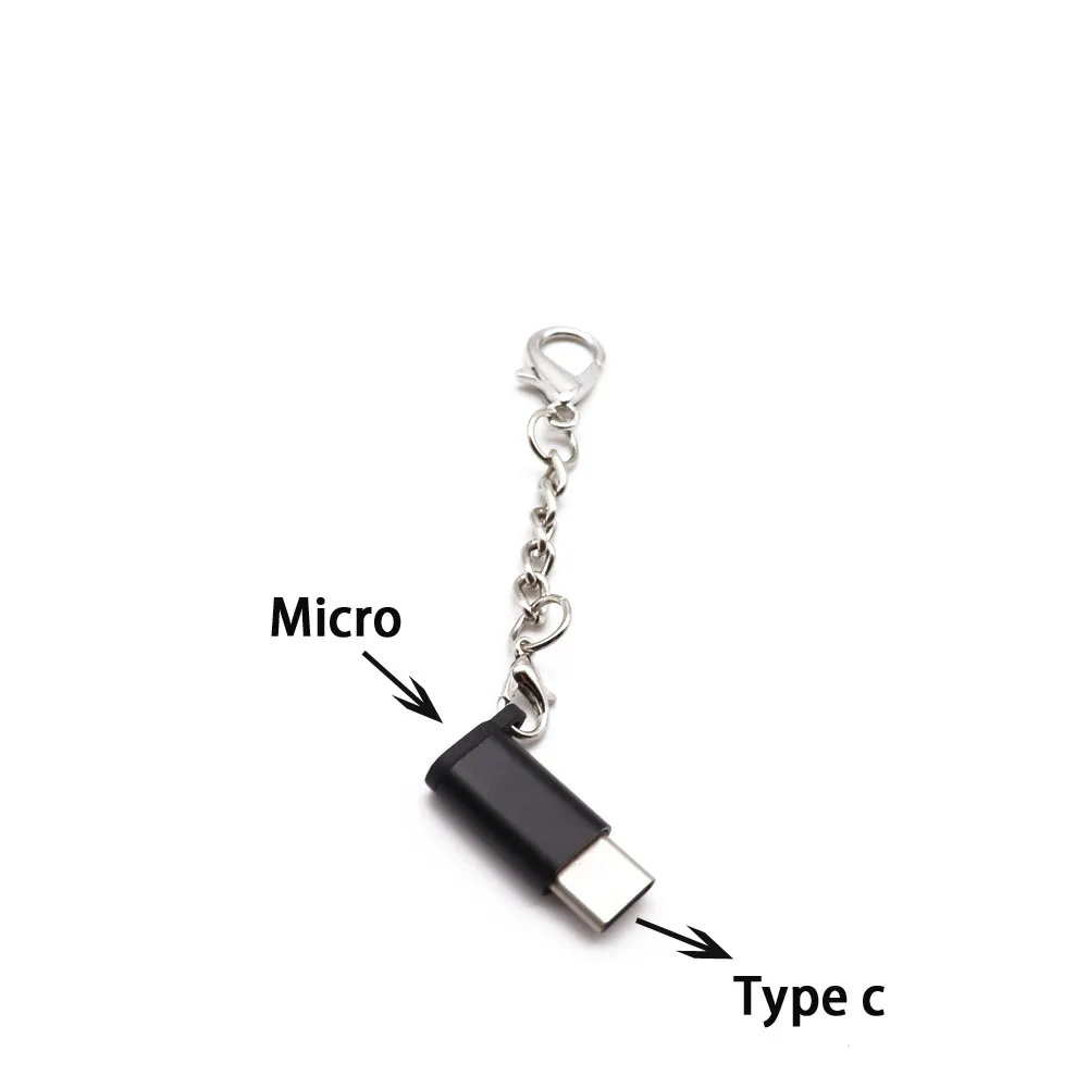 E TingDong 3 шт. для iPhone type-C Micro USB адаптер для Micro USB/USB 3,0 type C для iPhone/Android кабель для передачи данных адаптер конвертер - Цвет: E