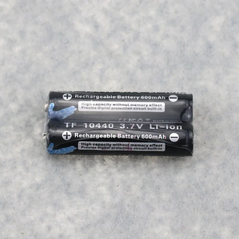 2 шт. 3 7 V 600mAh TrustFire 10440 литий ионная аккумуляторная батарея AAA Batteria с PCB защитой