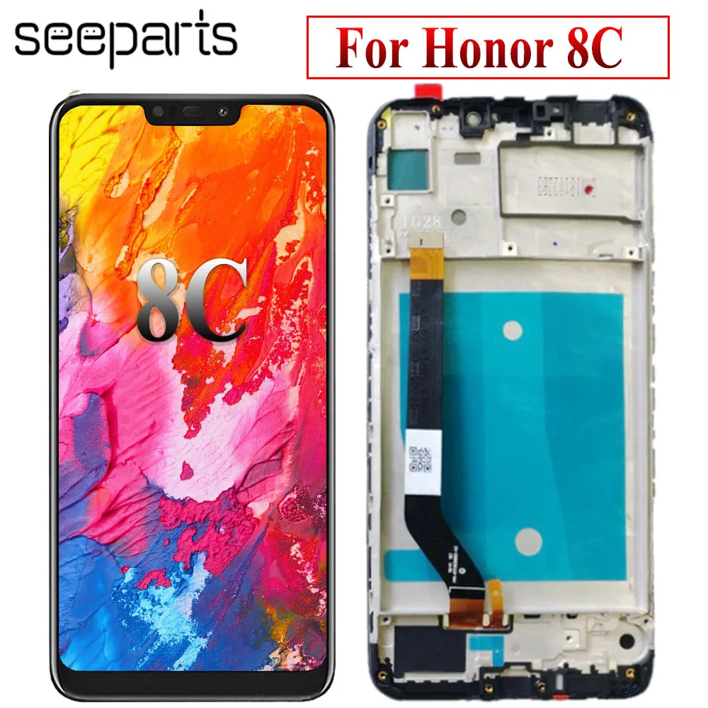 ЖК-дисплей для Huawei Honor 8C, сенсорный экран в сборе для Huawei Honor 8C, ЖК-дисплей, детали для замены экрана 720x1520