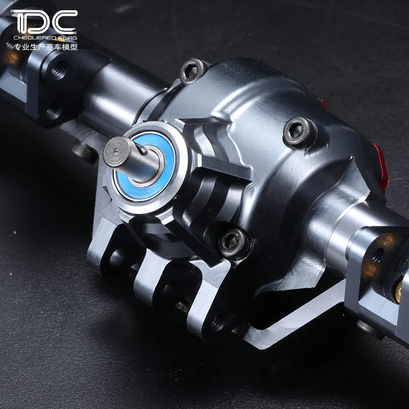 DC RC автомобиль CNC алюминиевая передняя ось в сборе для 1:10 Rock Crawler AXIAL SCX10 II I 90046 90028