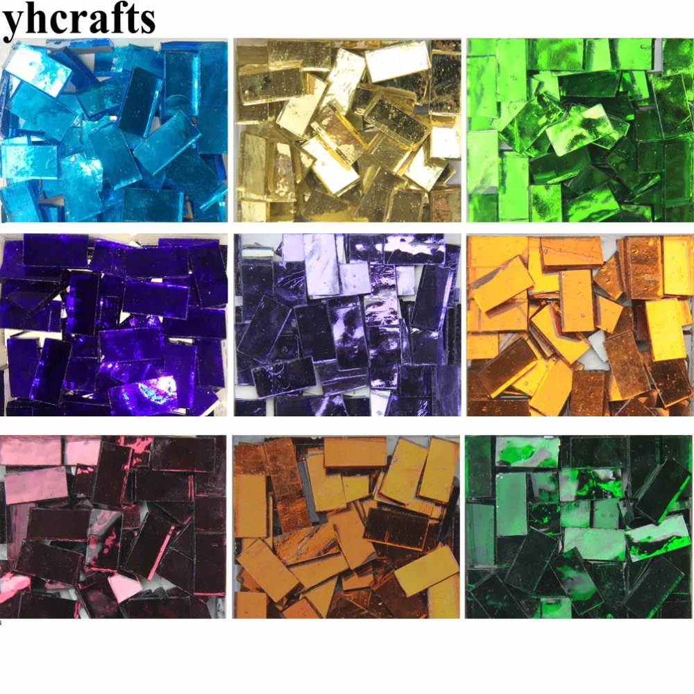 240 шт./400 г/лот, полоса 1x2 см, стеклянная зеркальная мозаика, аксессуары ручной работы, материал для рукоделия, мозаика, искусство, Наклейки на стены для взрослых, оптовая продажа