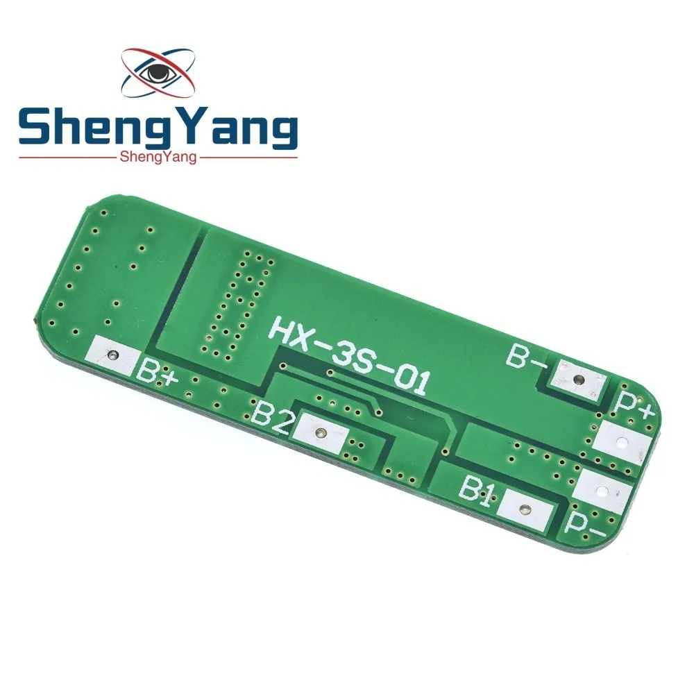 ShengYang 1 шт. 3S 6A литий-ионный аккумулятор 18650 плата защиты зарядного устройства