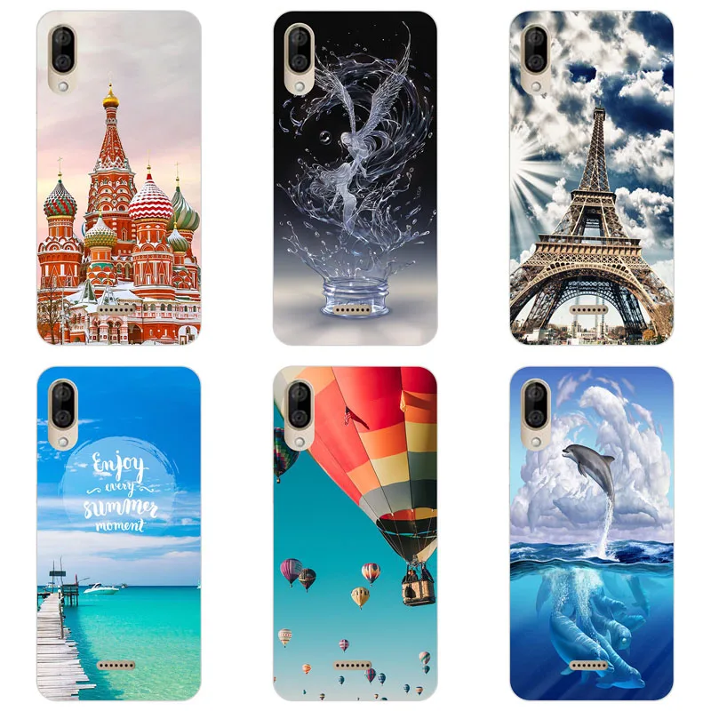 Модный чехол для Wiko Y80 Y 80 из мягкого силикона и ТПУ с 3D рисунком кота сумка чехлы