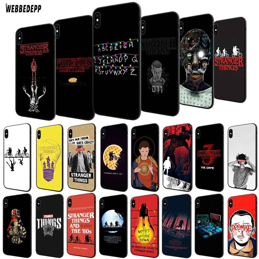 WEBBEDEPP чехол из ТПУ очень странные дела для Apple iPhone 6 6S 7 8 Plus 5 5S SE X XS MAX XR мягкий