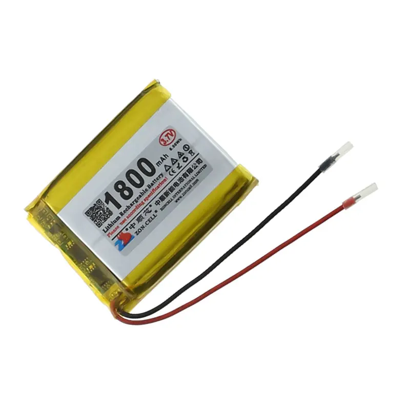 Zoncell 1800mAh мягкий пакет полимерный литий-ионный аккумулятор 3 7 V 803545 793545 |
