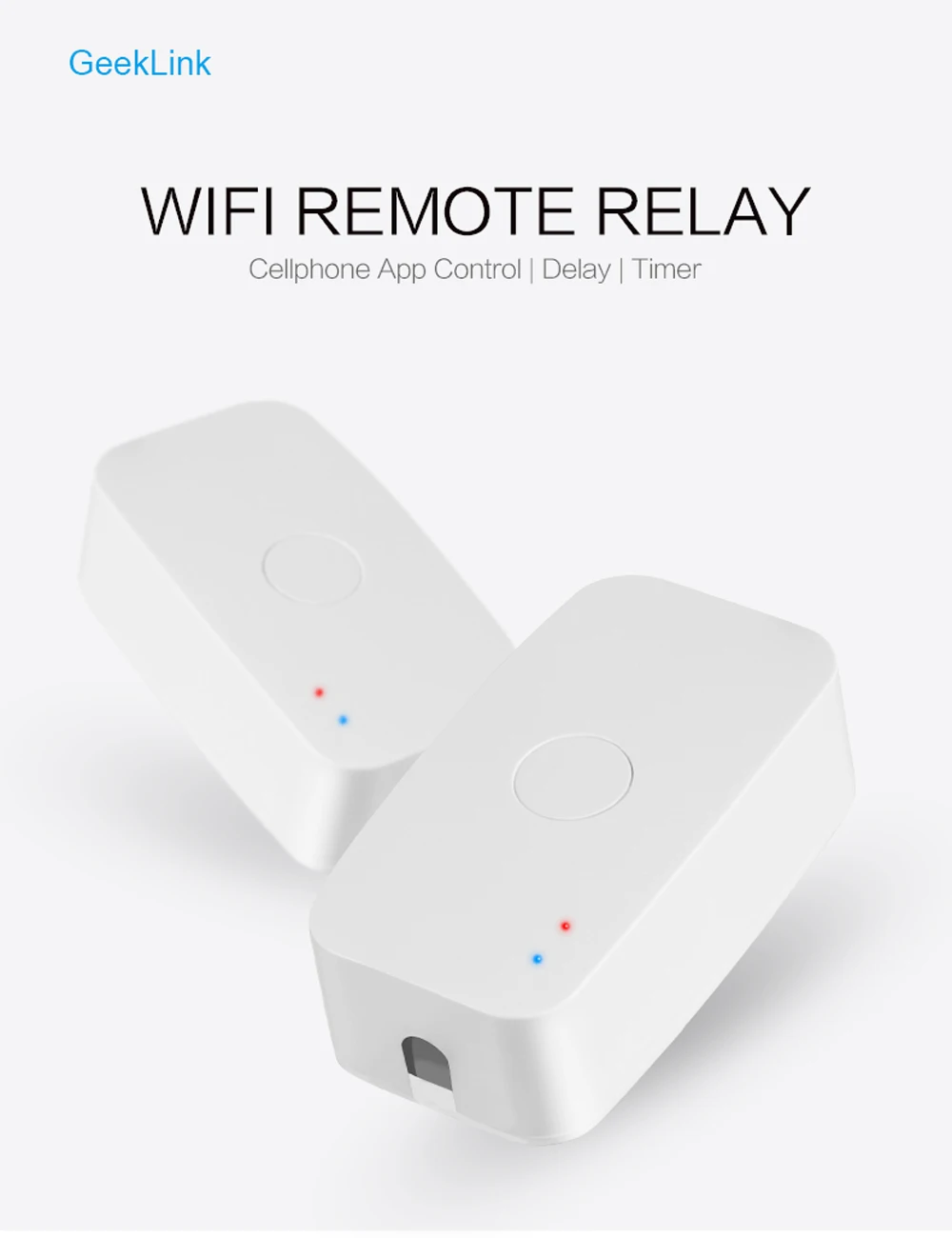 Geeklink умный дом автоматизация таймер DIY WiFi переключатель беспроводной разъем прерыватель Domotica дистанционное управление для Alexa Google Home