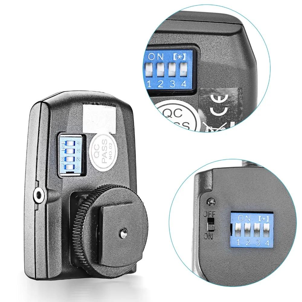 Neewer Wireless STUDIO Flash TRIGGER RT-16 с 3-мя ПРИЕМНИКАМИ 16-канальный