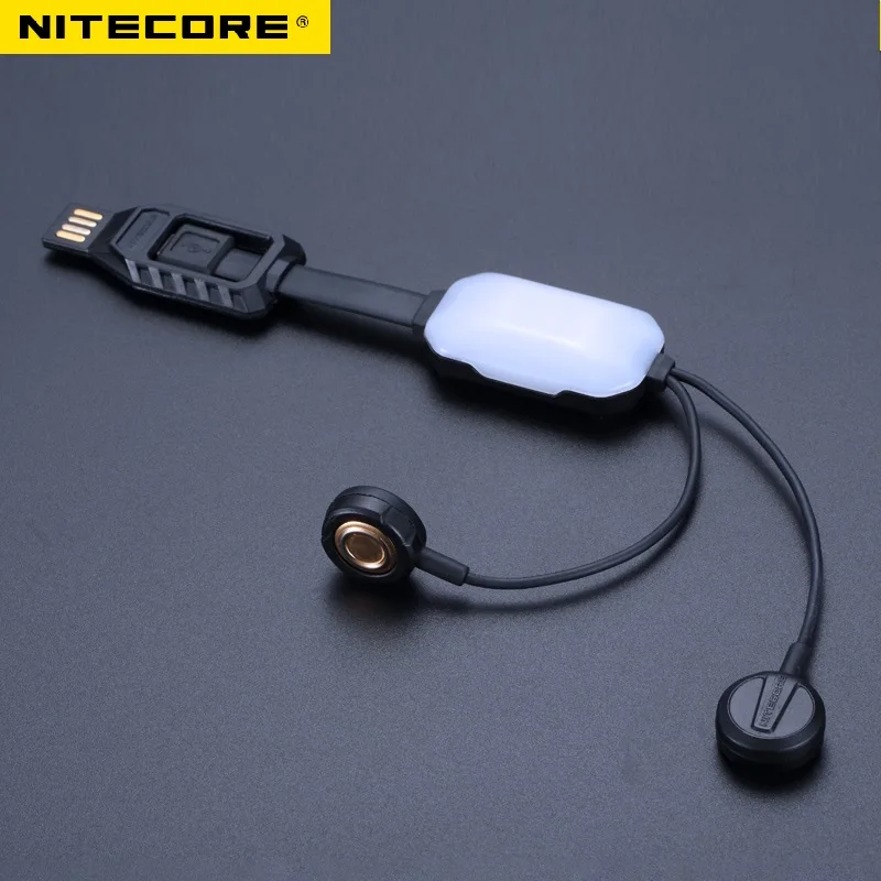 1 шт. Лучшая цена NITECORE LC10 портативное магнитное зарядное устройство USB для 1A MAX DC 5 V