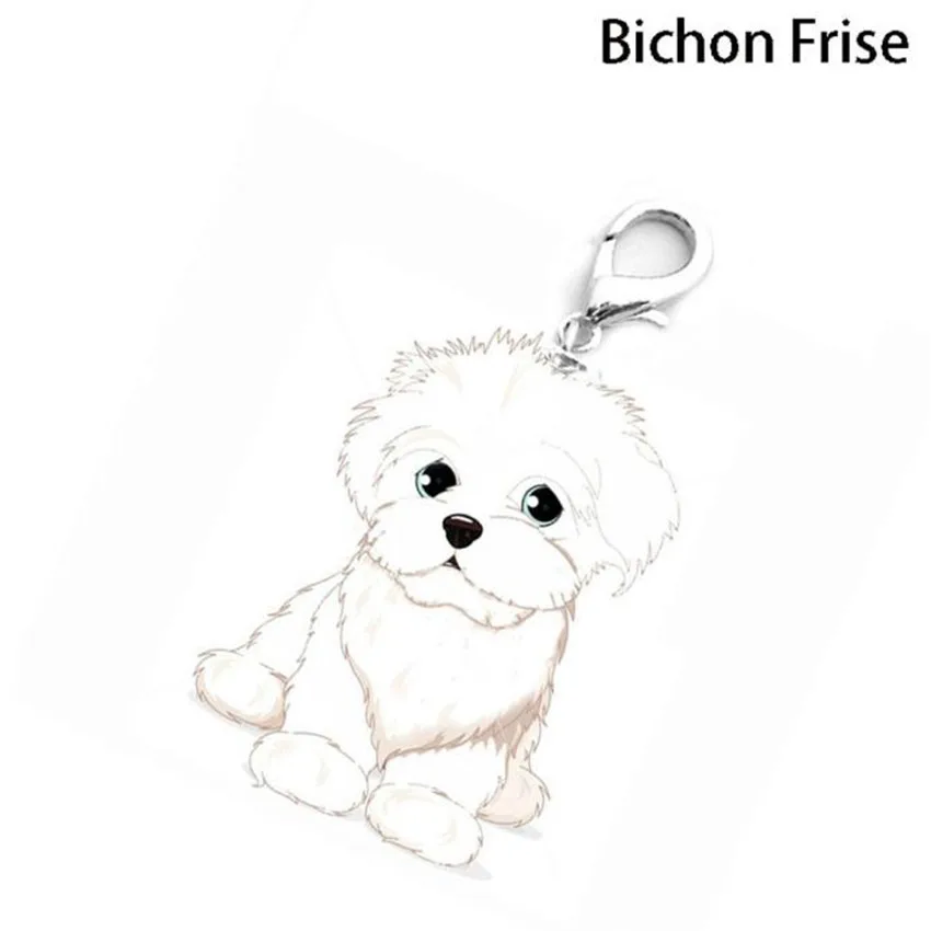 Практичный 2018 новая Dog Tag Диск Pet ID аксессуары из эмали воротник Bichon Frise Ожерелье