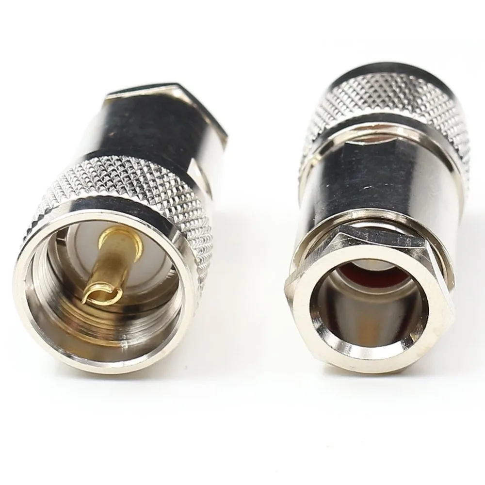 10 шт. UHF папа PL259 зажим RG8 RG165 RG213 LMR400 кабель RF разъем | Обустройство дома