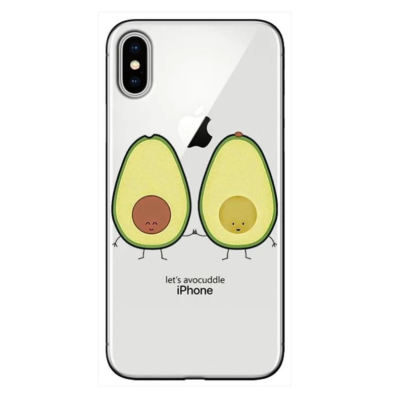 Чехол для телефона avocado iPhone 6 6S Plus 5 11 11PRO MAX SE 7 8 7Plus X XR мягкий силиконовый защитный