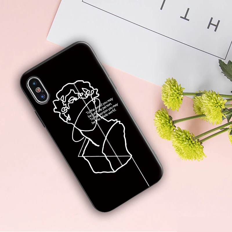 Мягкий силиконовый чехол Young thug thugger ss3 David Art Для IPhone 5 Se S 6 6s Plus 7 8 X XS R Max 11 pro |
