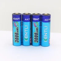 8pcs kentli 1 5v 3000mwh battery li polymer lithium rechargeable aa battery