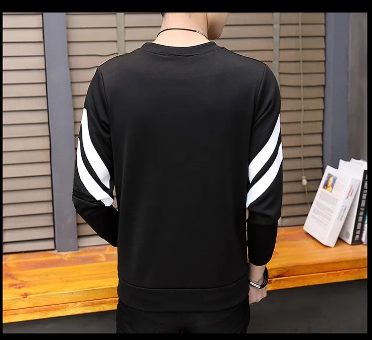 Модные мужские свитшоты в стиле ретро 26 моделей черные пуловеры новинка 2022 -