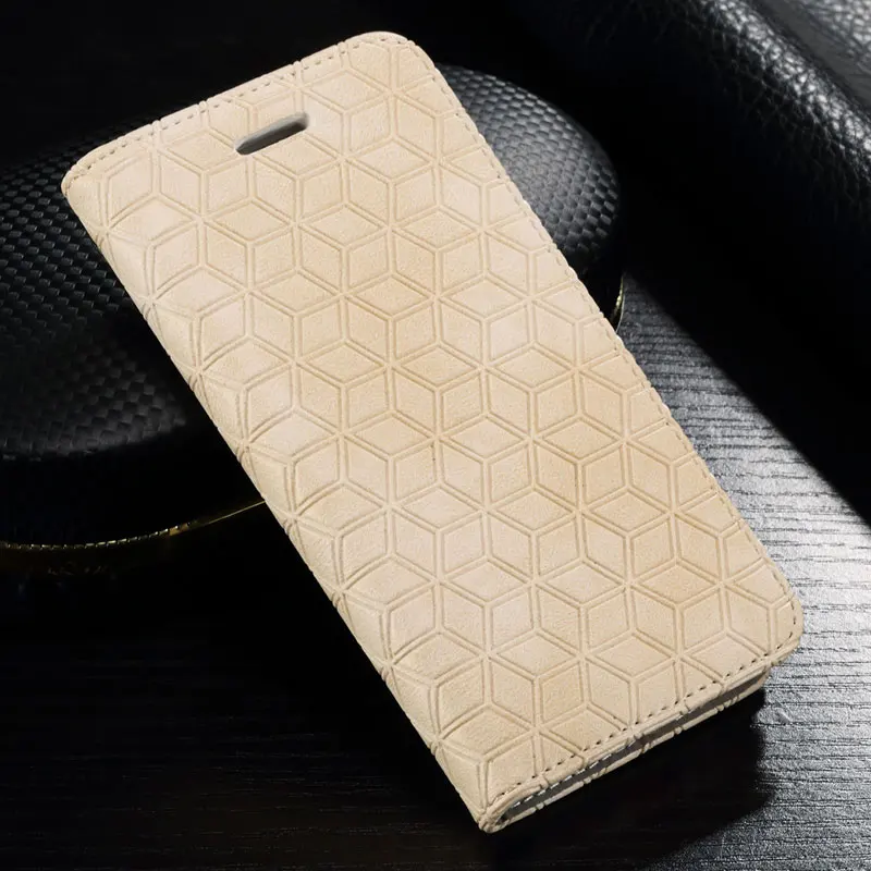 Роскошные Флип Кожаный Чехол для iPhone 6 S/6 Плюс S бумажник Стенд 3D Линии Крышка Коке
