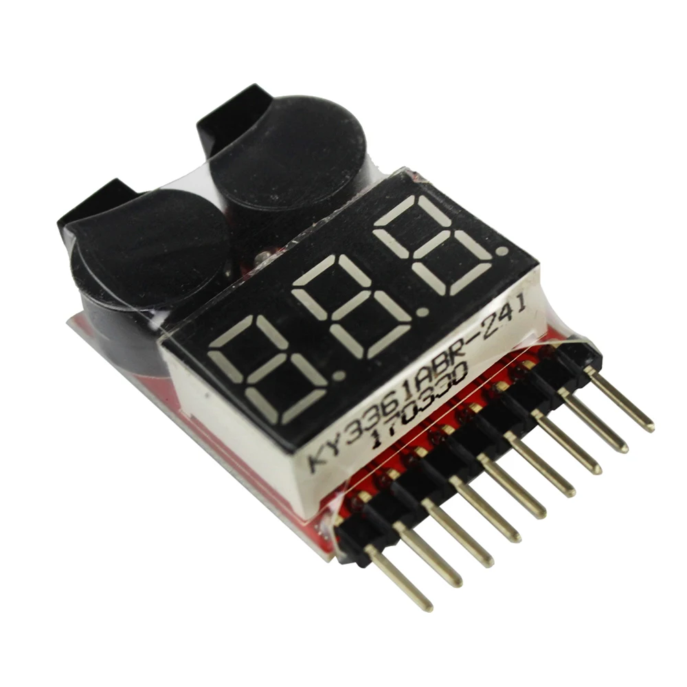 2 в 1 индикатор 8S Lipo тестер напряжения низкого Звуковой сигнал|alarm voltage|alarm buzzeralarme
