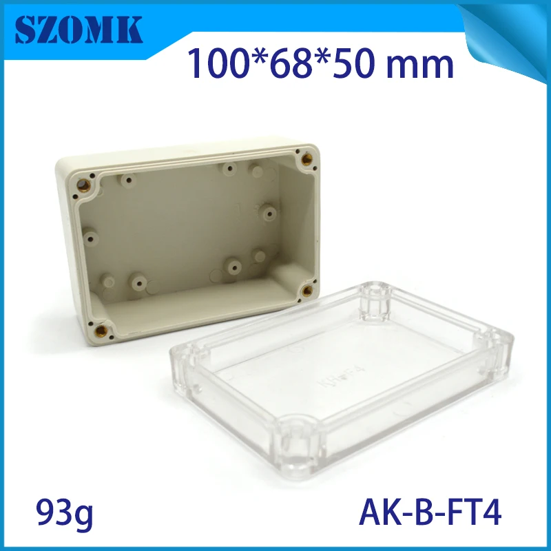100x68x50mm waterproof junction box ip65 protection class weatherproof outdoor instrument case diy housing for circuit szomk |