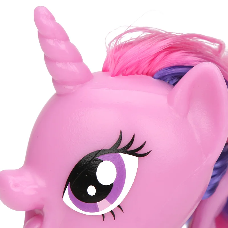 2 шт./компл. игрушки My Little Pony всех цветов радуги; платье с Сумеречной искоркой серии «маленькие пони ПВХ фигурка Коллекционная модель куклы