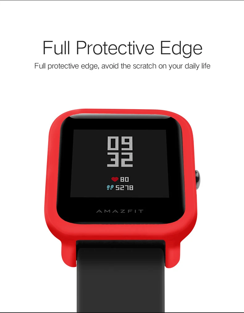 Чехол SIKAI для Xiaomi Amazfit Bip, цветной сменный жесткий чехол, защитный чехол для Midong Amazfit Bip Smart Watch Pace