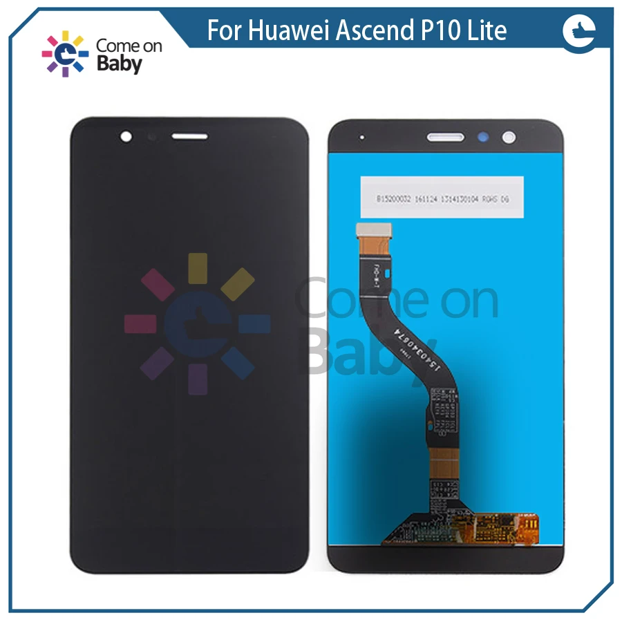 ЖК дисплей и сенсорный экран в сборе для Huawei P10 Lite запасные части 5 2 дюйма + лента 3