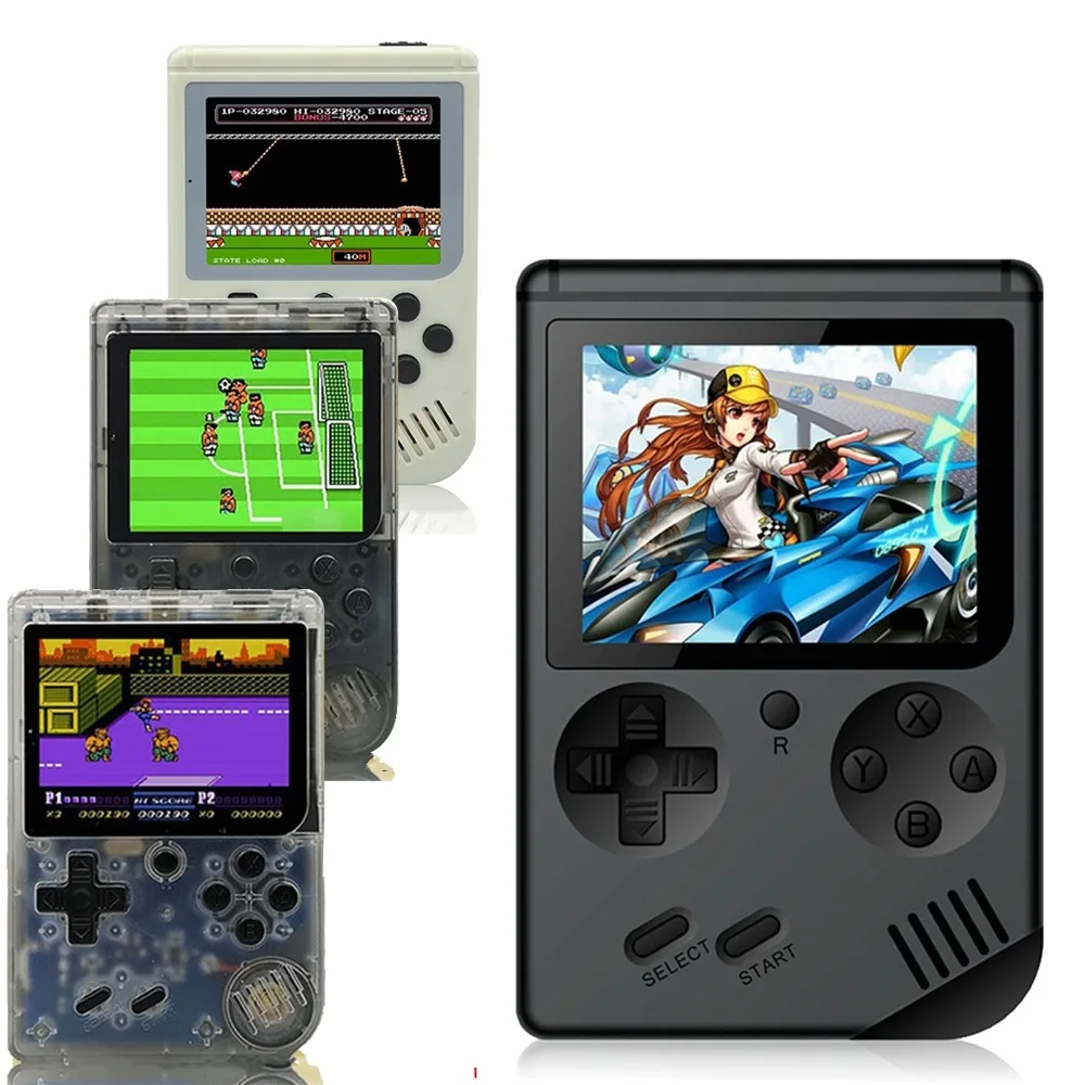 Rerto Gamebox мини портативная игровая консоль 3,0 дюймов Детский Цветной игровой плеер встроенные 168 видеоигры