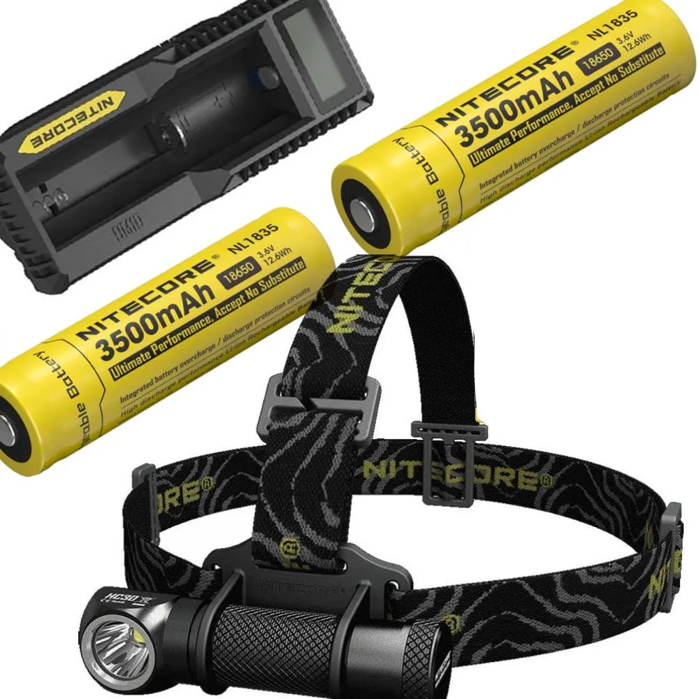 NITECORE HC30 HC30W налобный фонарь CREE XM L2 U2 1000 люмен Водонепроницаемый фонарик с