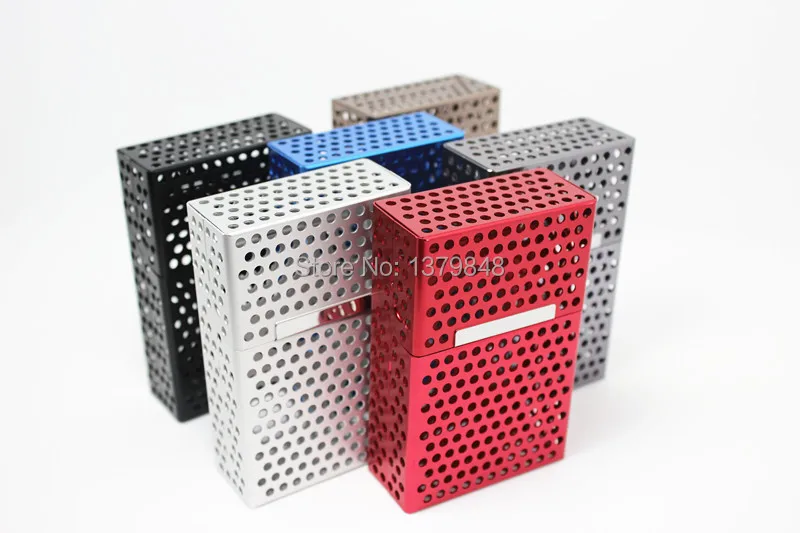 Алюминиевый сплав сигареты Чехол держать 20 штук для мужчин и женщин