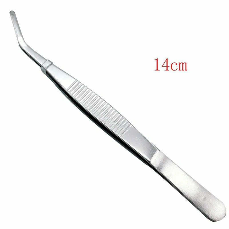 Elbow 14cm Несколько типов профессиональный шеф-повар покрытие Пинцет презентации Нержавеющая сталь кухонные щипцы для барбекю для гриля, пищи зажим - Цвет: Elbow 14cm