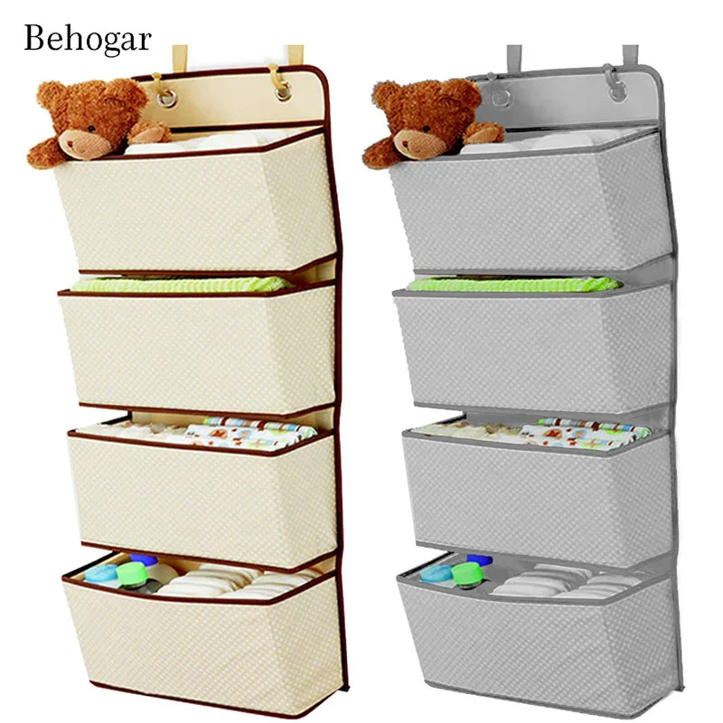 Нетканая 4 слойная сумка для хранения дверей подвесная многофункциональный шкаф