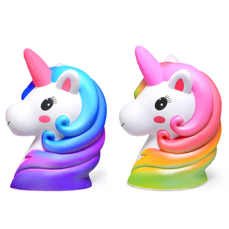 17 см большой Единорог Мягкая кукла медленно восстанавливающая форму Летающая