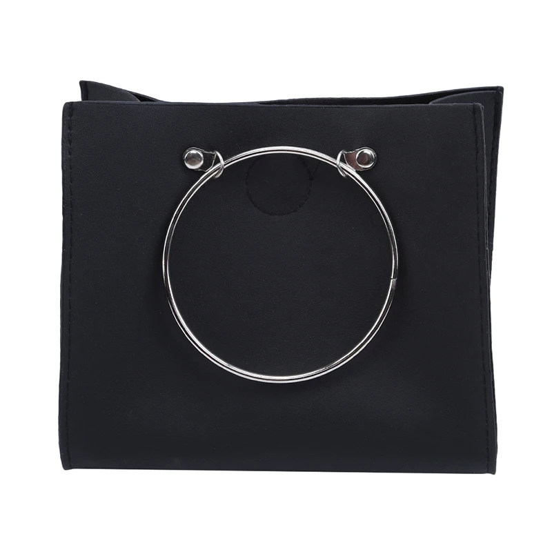 Новые модные женские сумки Bolsos из искусственной кожи однотонные простые с