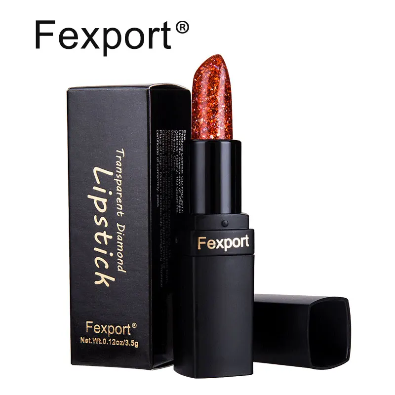 Fexport Волшебные блестящие помады прозрачные желейные меняющие температуру цвета
