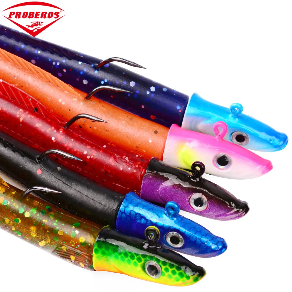 1 шт. мягкие приманки с металлической Jig Head свинцовые 12 8 см/14g балансировки