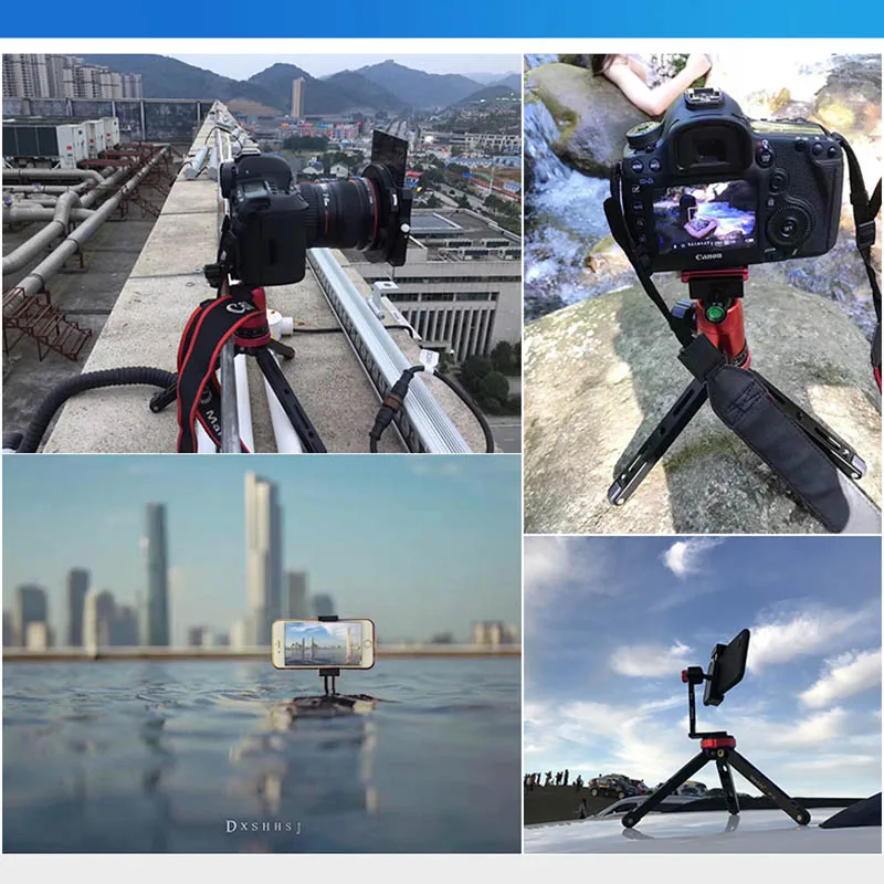 Настольный Штатив Manbily MT01 для смартфона DSLR камеры с ЧПУ Алюминиевый зажим