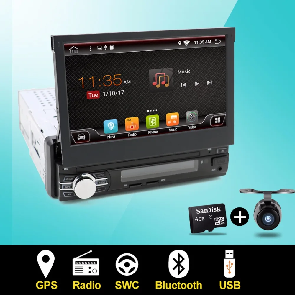 Последние Android 6 0 автомобиля Радио экран системы один 1 DIN 7 &quotУниверсальный