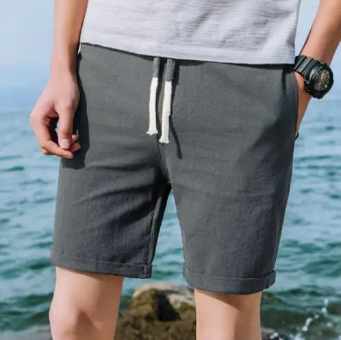 

High Quality 2022 Summer Thin Foot Men's Clothing Students Casual Bermuda Masculina Cotton Shorts Teenagers Plus Size 5XL