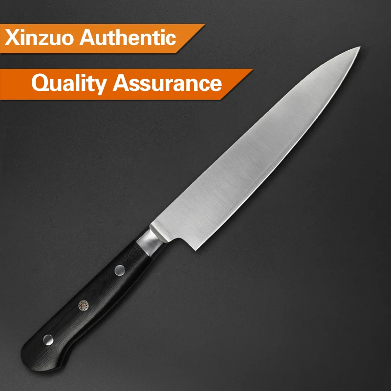 XINZUO 3 шт. Кухня Ножи Набор Утилита Santoku шеф повар ножи слоя 440C одетый Сталь