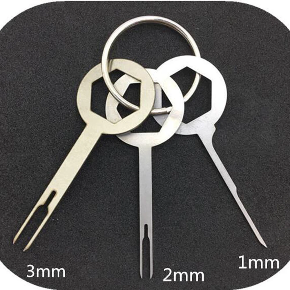 

3 шт./компл. Инструменты для удаления клемм автомобильный обжимной соединитель для электрической проводки комплект для извлечения контакто...